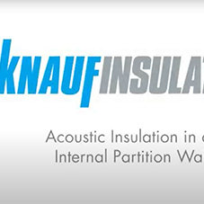 Knauf Insulation - Acoustic Insulation in an Internal Partition Wall