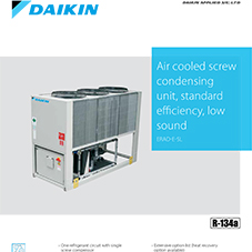 ERAD-E-SL: Air cooled screw condensing unit