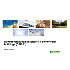 Natural ventilation in schools & commercial buildings