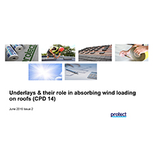 Underlays & their role in absorbing wind loading on roofs