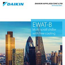EWAT-B Multi scroll chiller with free cooling