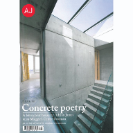 Glazing Vision on cover of AJ