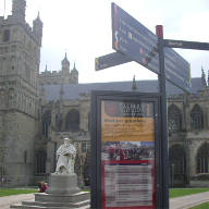 Signage solution for Exeter Cathedral