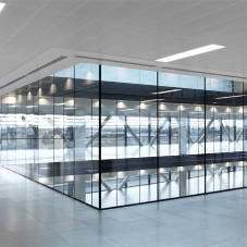 Unprecedented glazing installation for office space