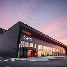 Stunning external façade for Magna International factory