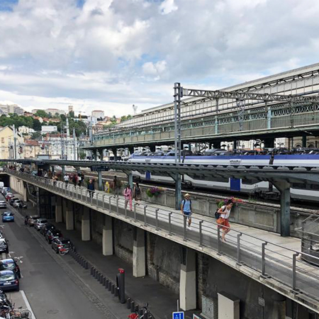 ULMA polymer concrete channels for French train station