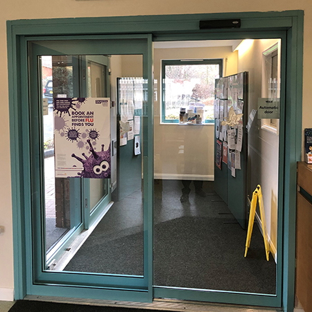 Quick and easy entrance for Haden Vale Medical Practice!