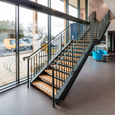 M&G Olympic provide Kingham Hill School with breathtaking indoor staircase