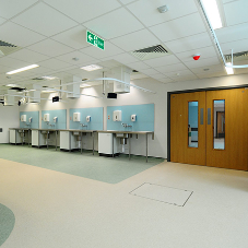 80,000m² of Zentia systems installed at Peterborough City Hospital